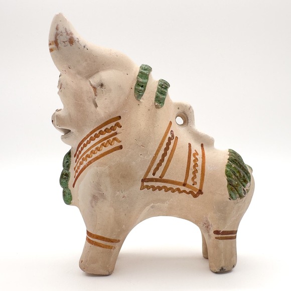 Peruvian Pottery Bull Torito de Pucara Terracotta Sculpture Figurine Vintage - Picture 7 of 13